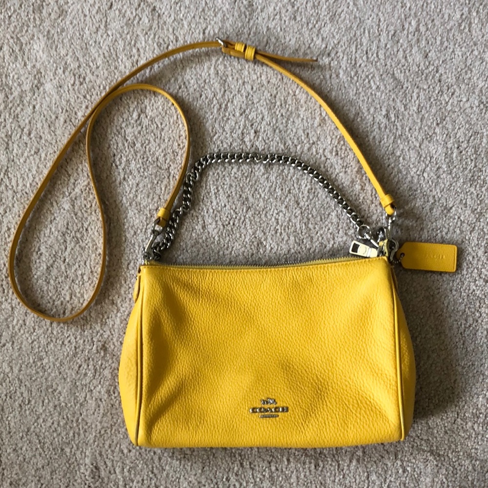 Coach shoulder bag crossbody bag in one